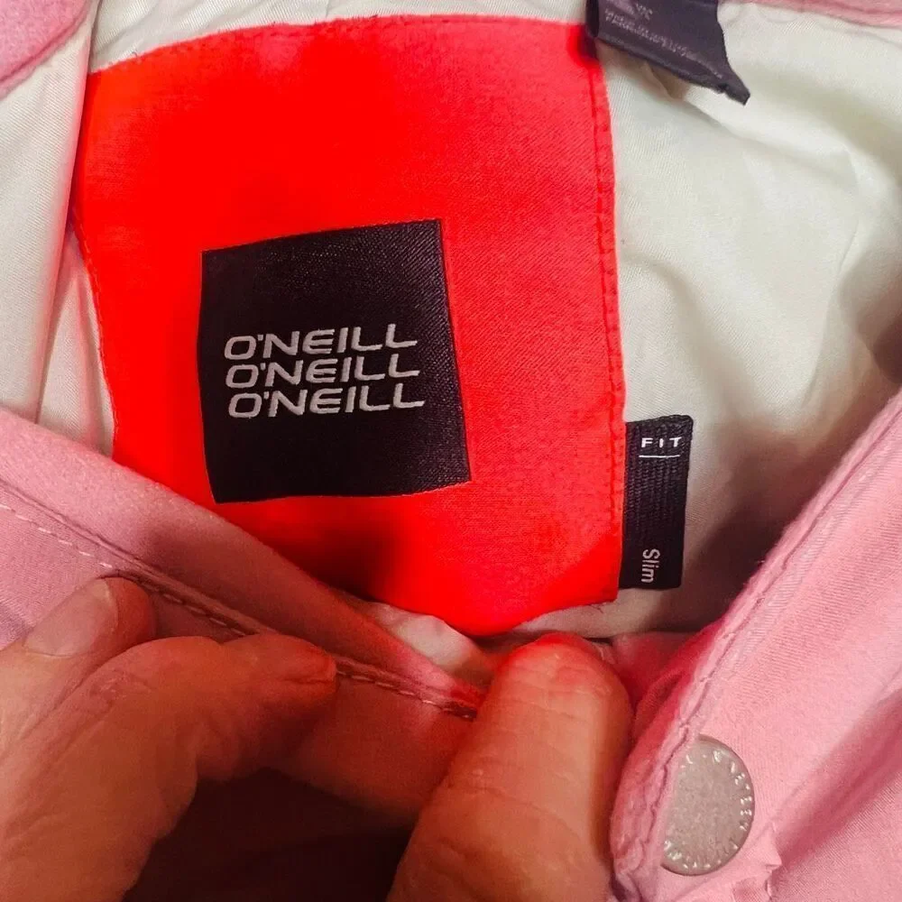 O'Neill Insulated Girls Ski Snowboard Pants Pink Sz 12 Slim Fit NEW condition